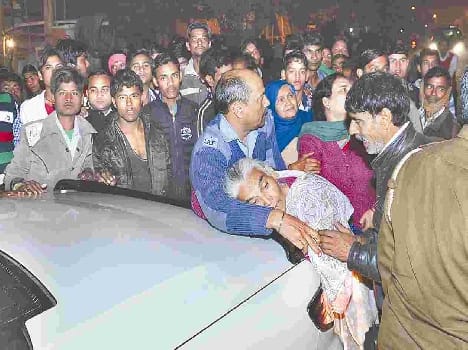 public protest against police
